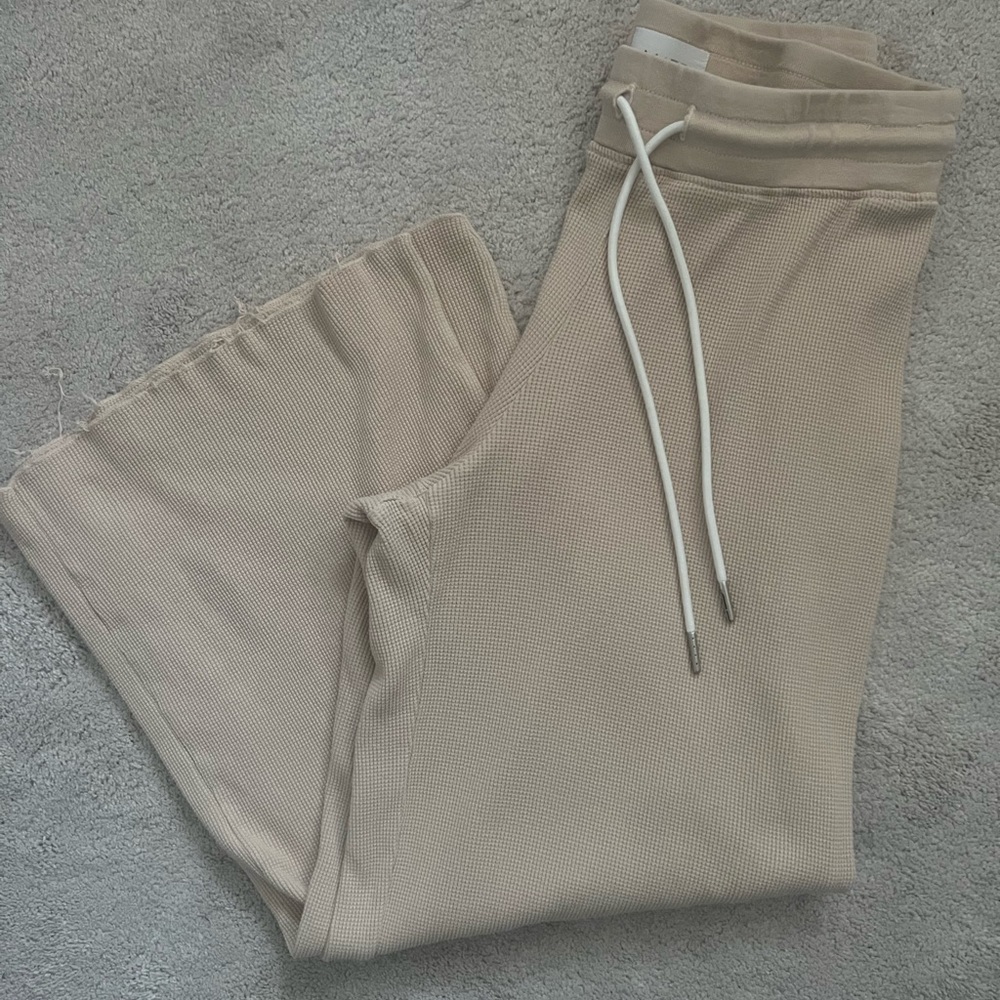 COPY - Mate the Label thermal wide leg cropped pants